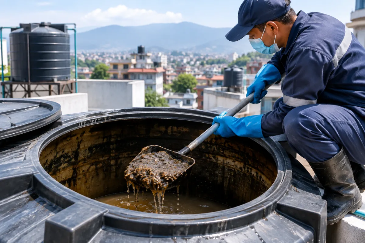 dirty water tank health risks